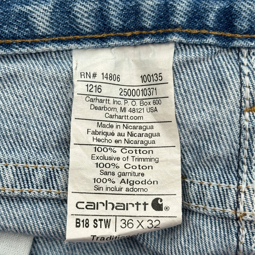 Carhartt Jeans - 35W 32L Blue Cotton - Image 6
