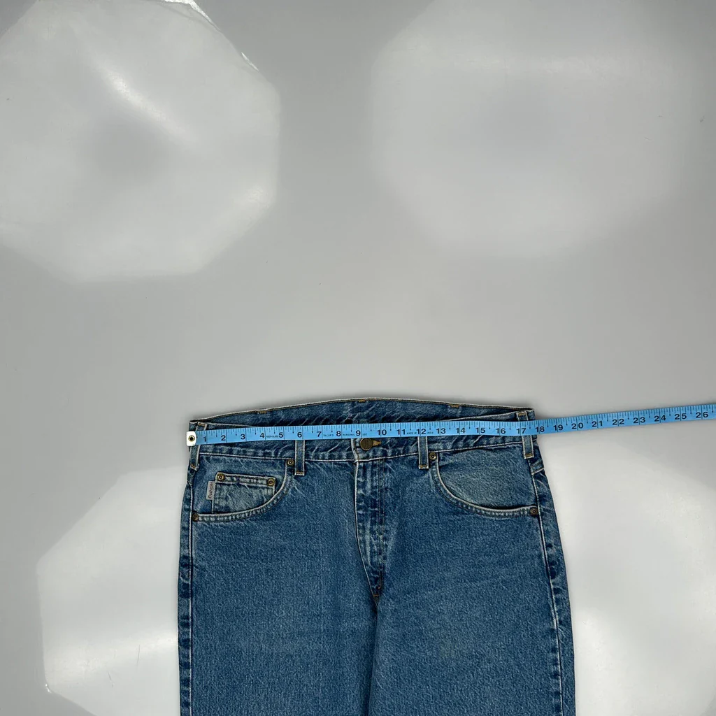 Carhartt Jeans - 35W 28L Blue Denim - Image 3