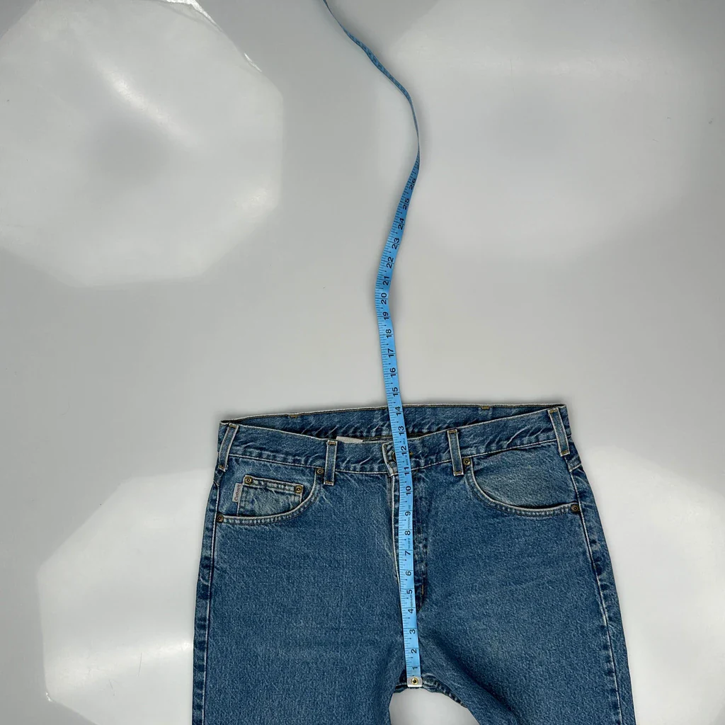 Carhartt Jeans - 35W 28L Blue Denim - Image 4