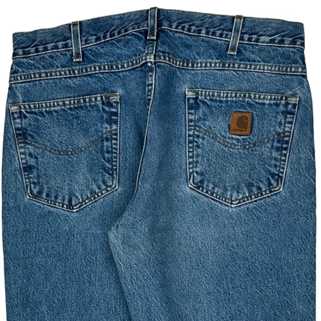 Carhartt Jeans - 35W 28L Blue Denim - Image 7