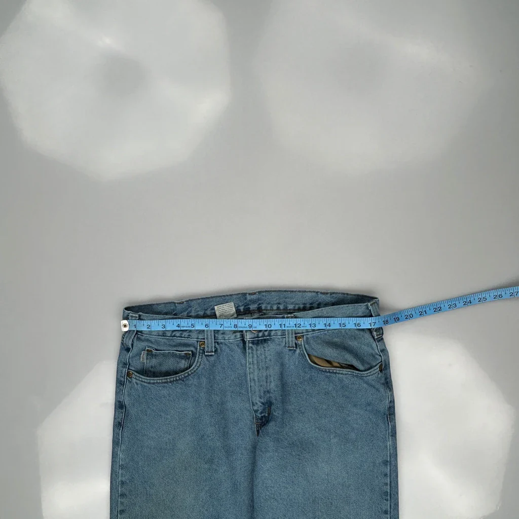Carhartt Jeans - 35W 28L Blue Denim - Image 3