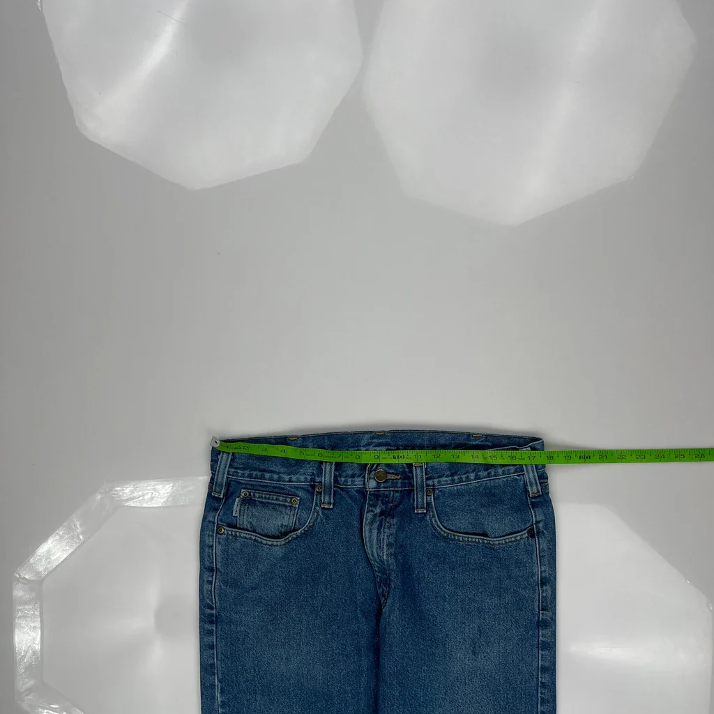 Carhartt Jeans - 35W 32L Blue Cotton - Image 3