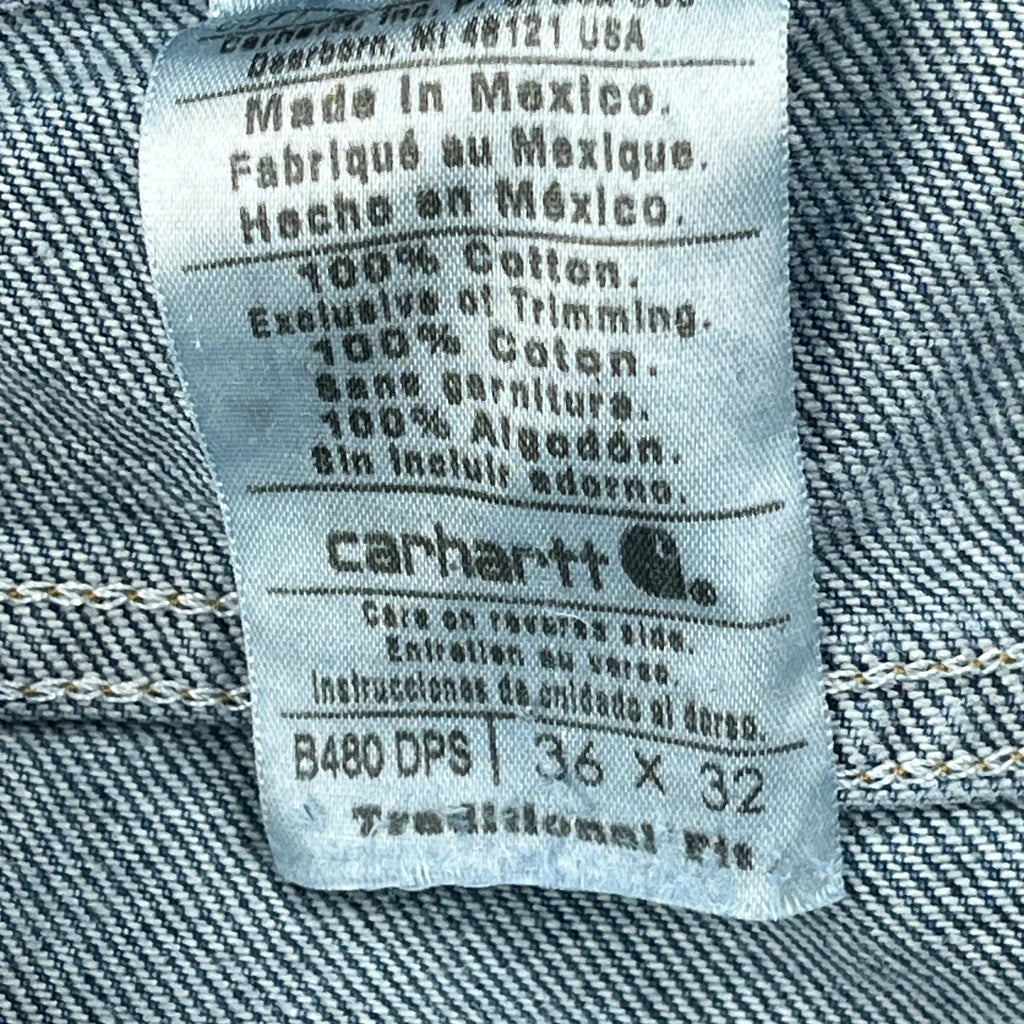 Carhartt Jeans - 35W 32L Blue Cotton - Image 6