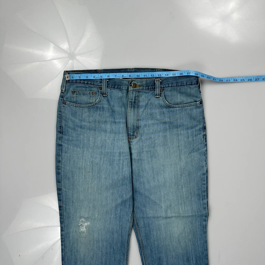 Carhartt Jeans - 36W 30L Blue Cotton Blend - Image 3