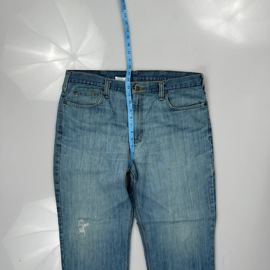 Carhartt Jeans - 36W 30L Blue Cotton Blend - Image 4