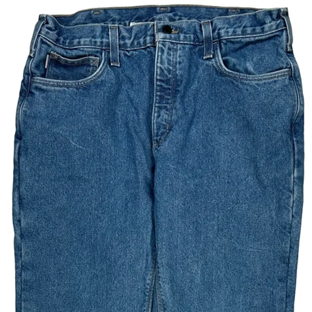 Carhartt Jeans - 36W 32L Blue Cotton - Image 10