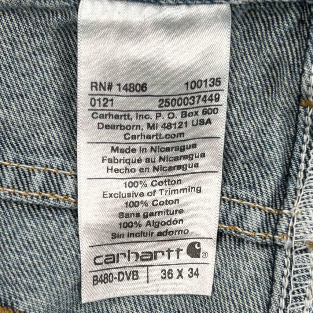 Carhartt Jeans - 36W 31L Blue Cotton - Image 6