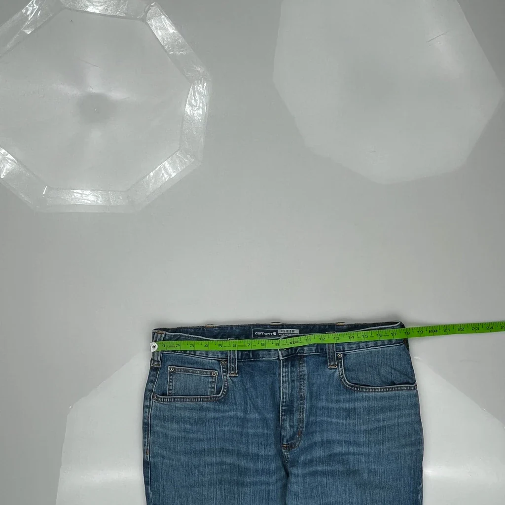Carhartt Jeans - 36W 32L Blue Cotton - Image 3