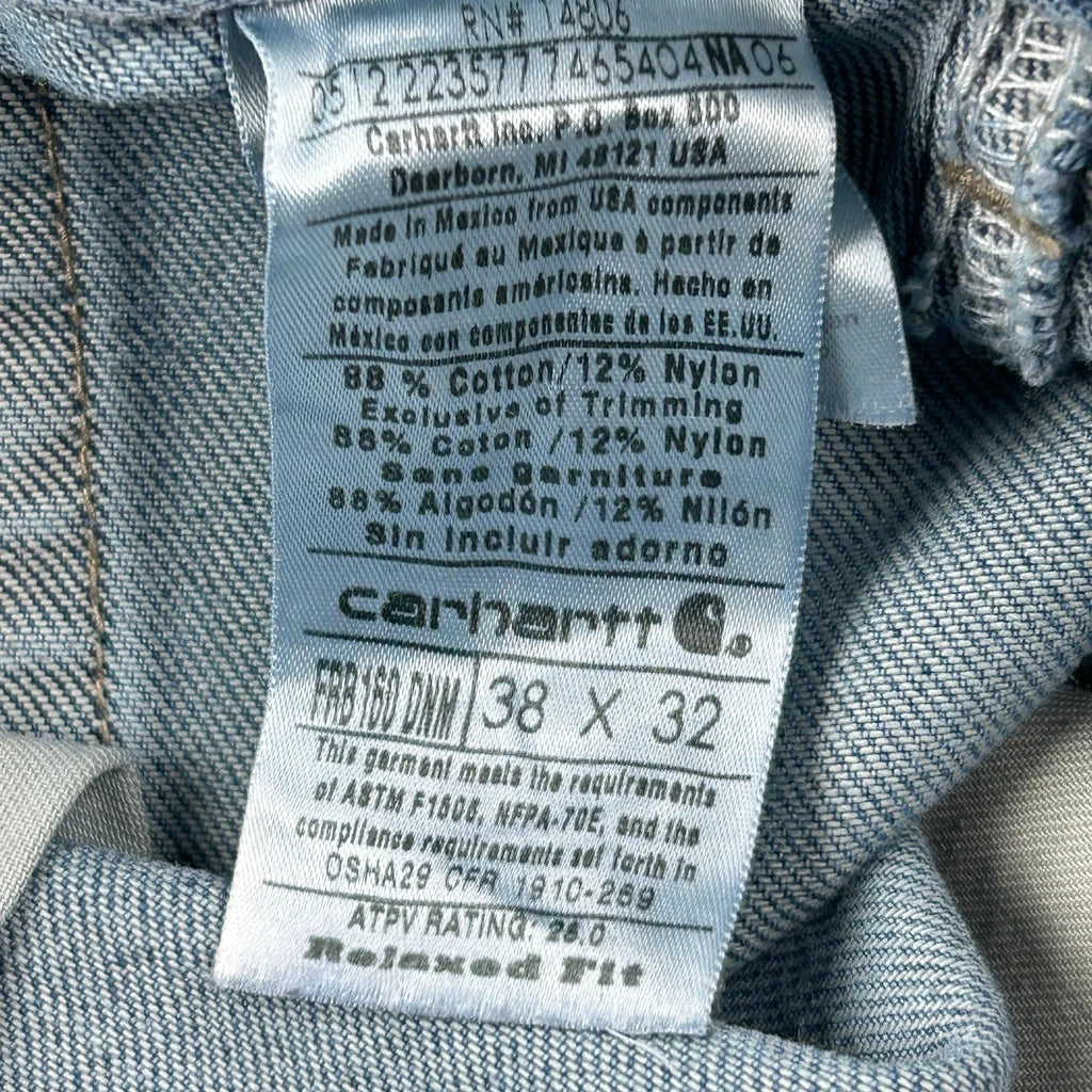 Carhartt Jeans - 36W 32L Blue Cotton - Image 6