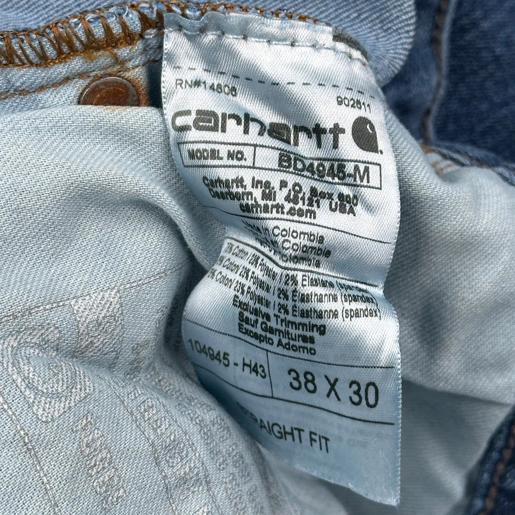Carhartt Jeans - 36W 29L Blue Cotton Blend - Image 6