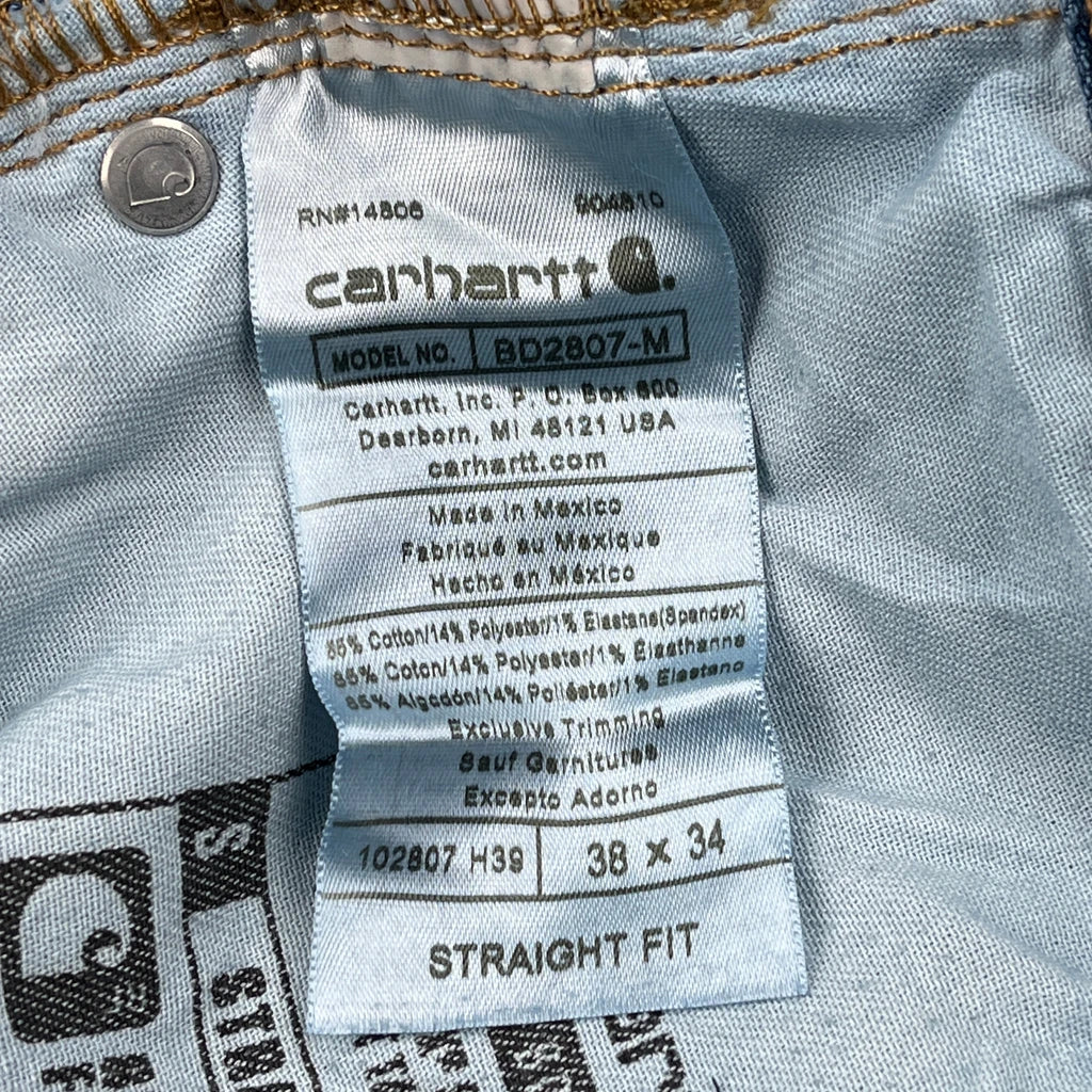Carhartt Jeans - 36W 34L Blue Cotton Blend - Image 6