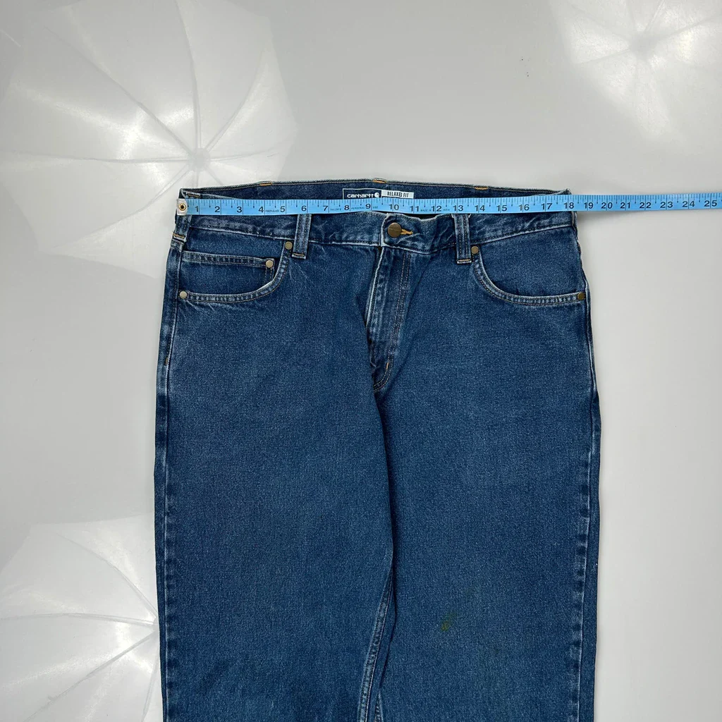 Carhartt Jeans - 36W 33L Blue Denim - Image 3