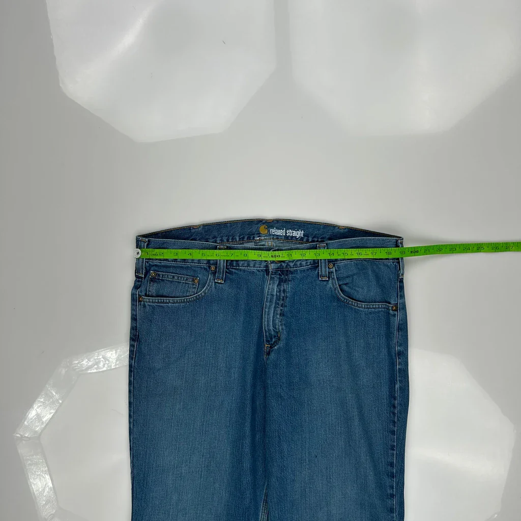 Carhartt Jeans - 38W 32L Blue Denim - Image 3