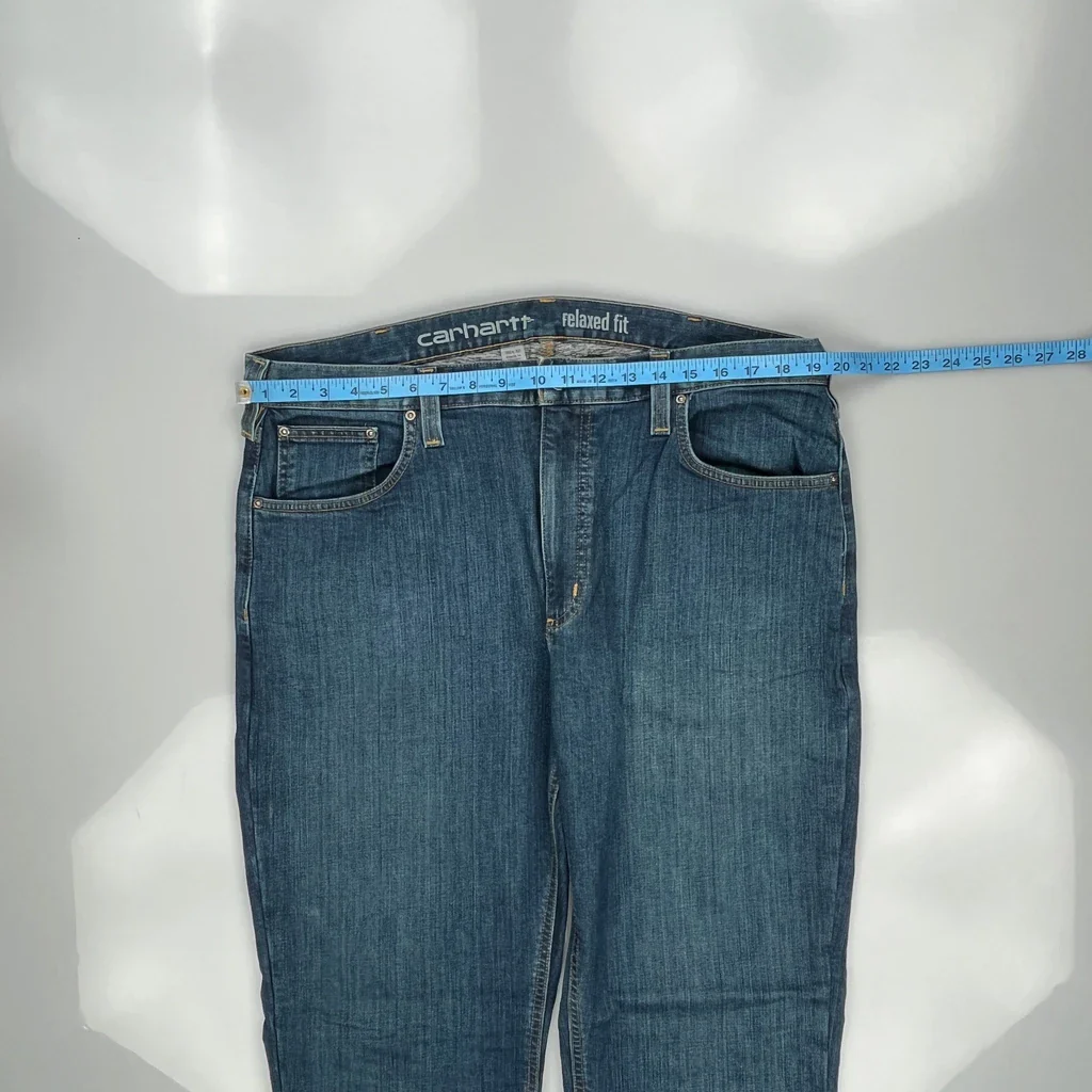 Carhartt Jeans - 38W 32L Blue Denim - Image 4