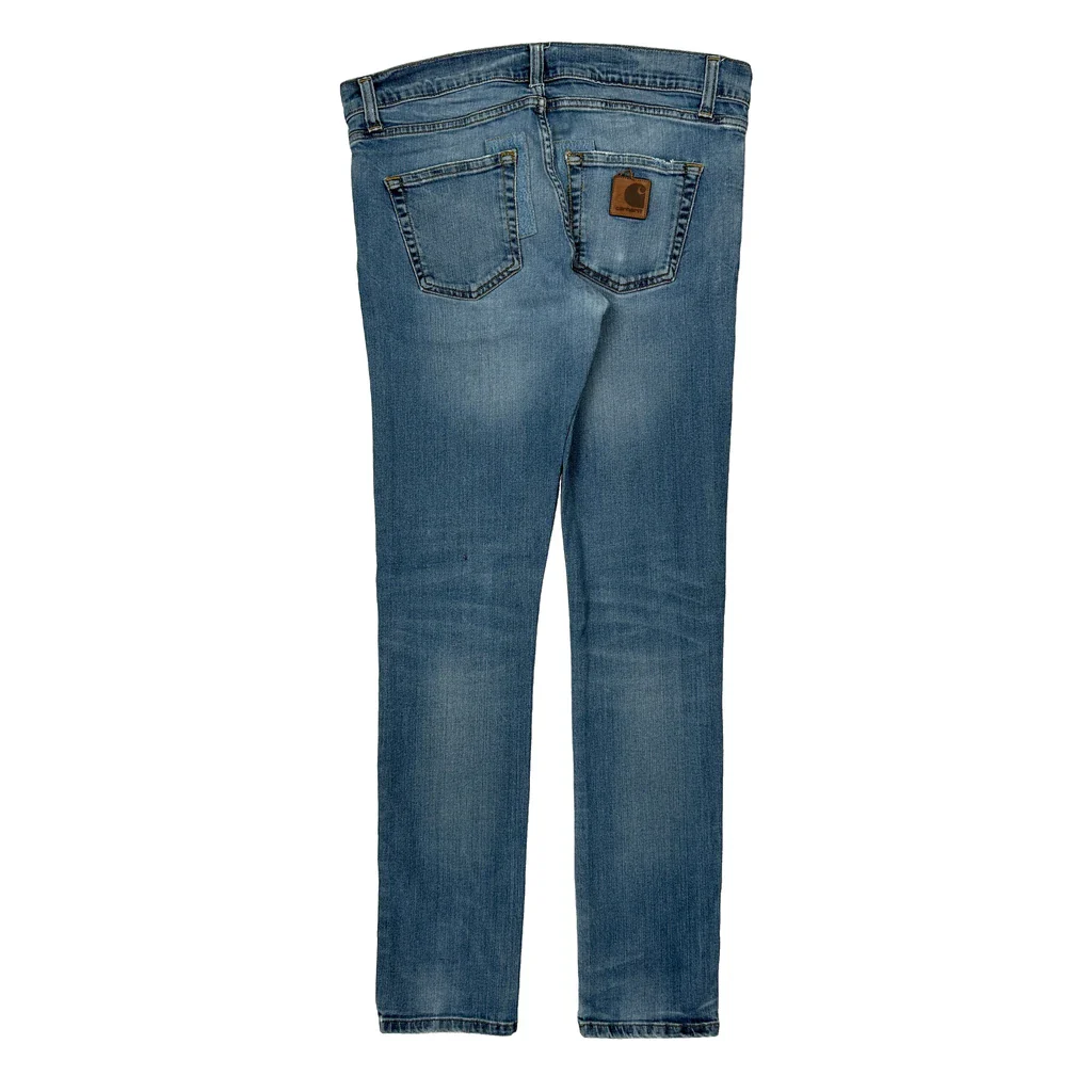 Carhartt Slim Fit Jeans - 31W 32L Light Wash Cotton