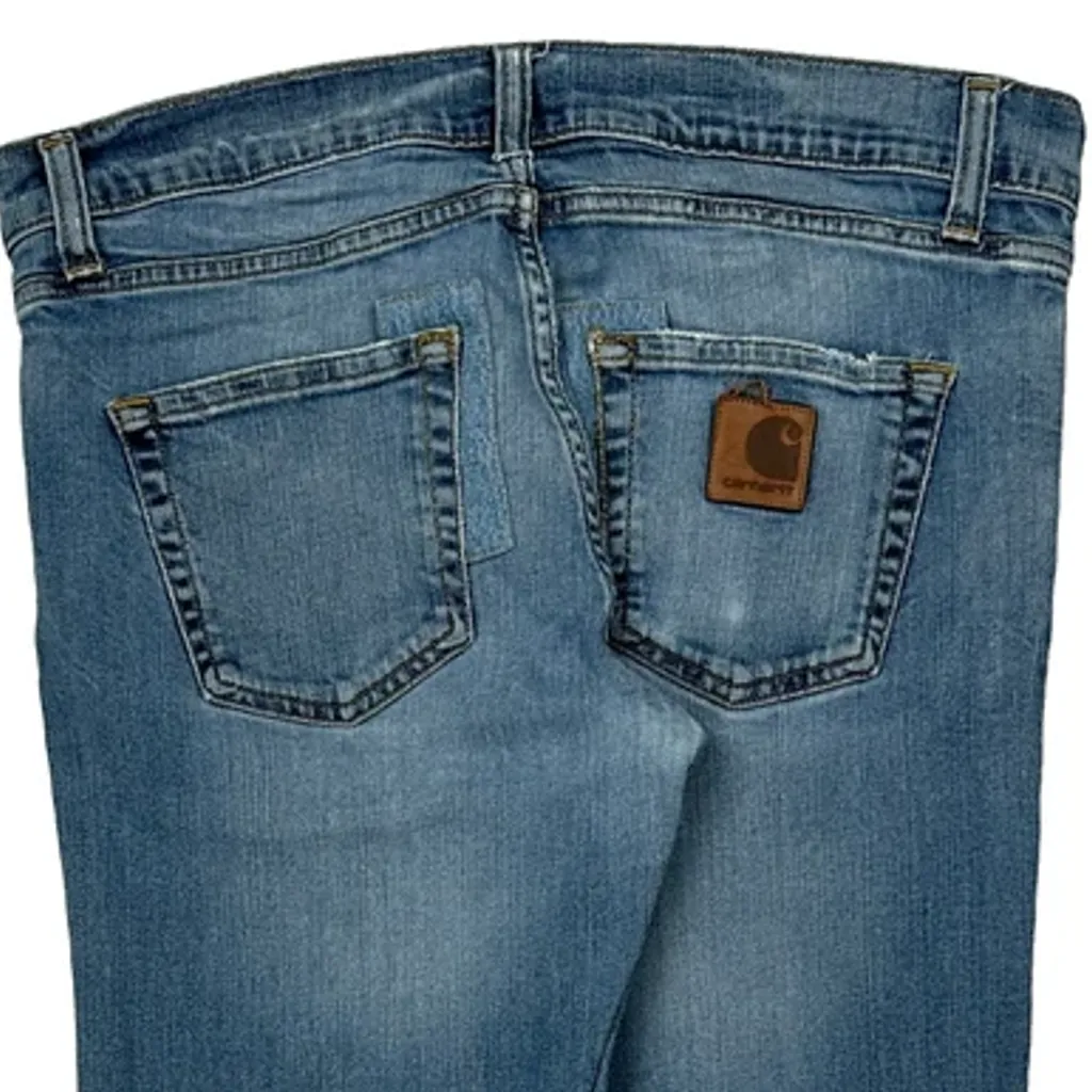 Carhartt Slim Fit Jeans - 31W 32L Light Wash Cotton - Image 8