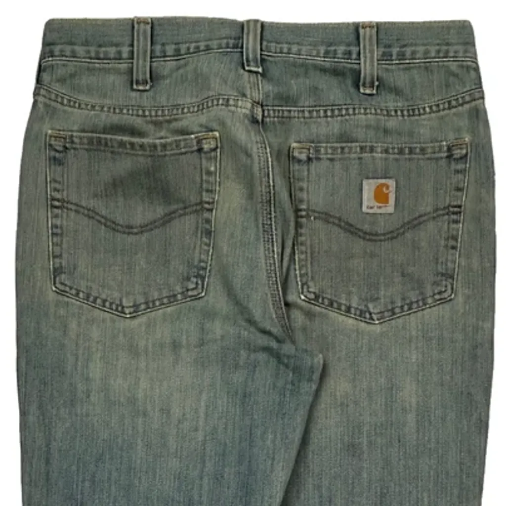 Carhartt Jeans - 32W 35L Light Wash Cotton Blend - Image 8