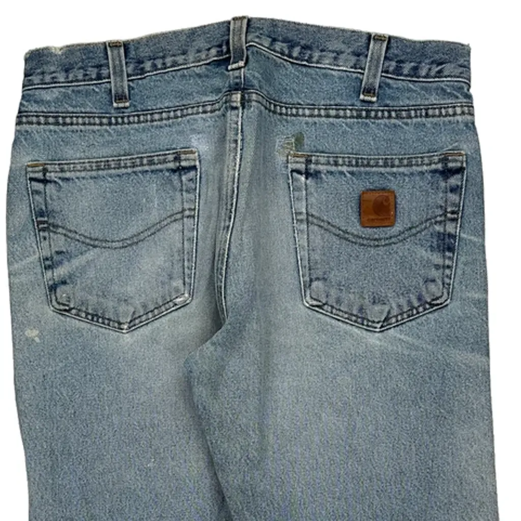 Carhartt Jeans - 34W 27L Light Wash Cotton - Image 8