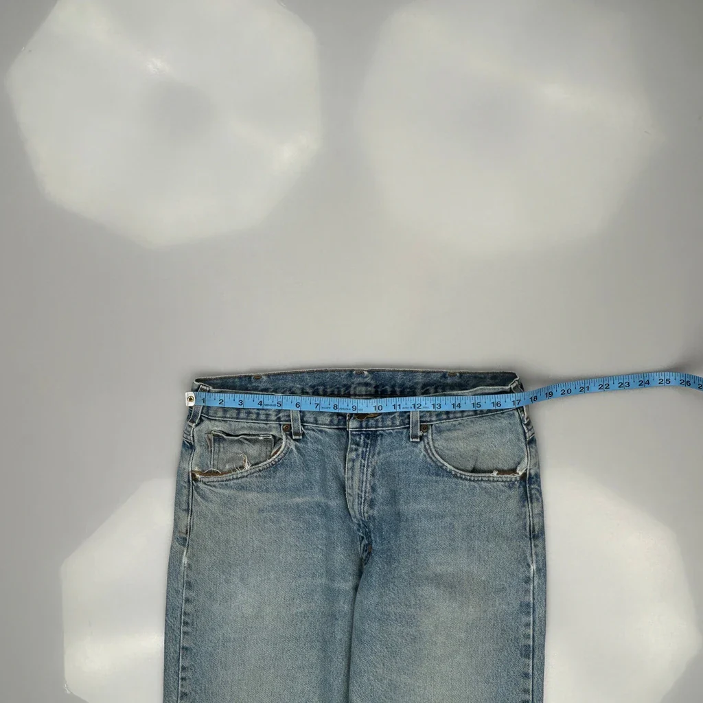 Carhartt Jeans - 34W 32L Light Wash Cotton - Image 3