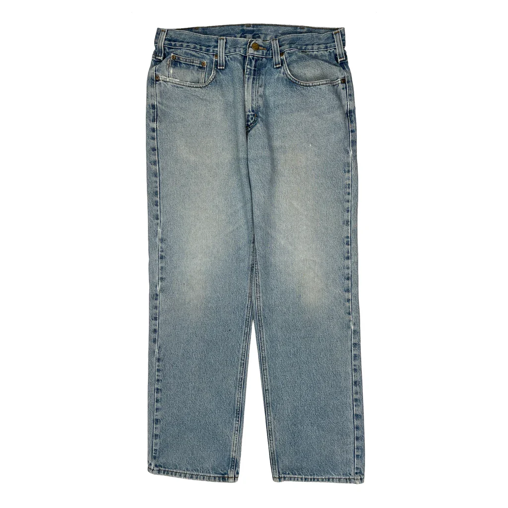 Carhartt Jeans - 35W 32L Light Wash Cotton - Image 2