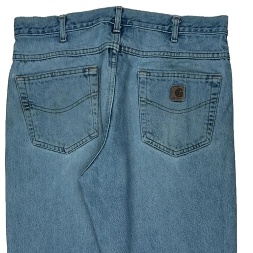 Carhartt Jeans - 35W 32L Light Wash Cotton - Image 9