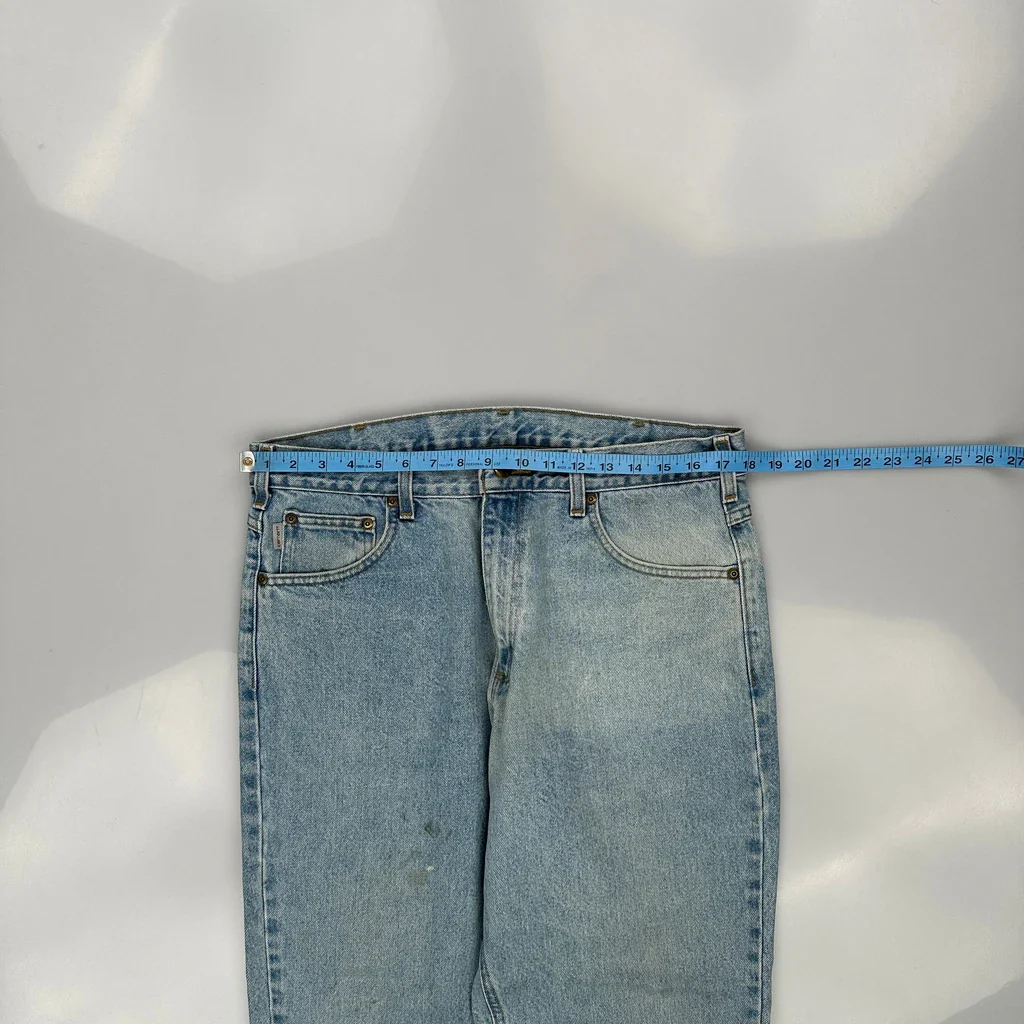Carhartt Jeans - 36W 28L Light Wash Cotton - Image 3