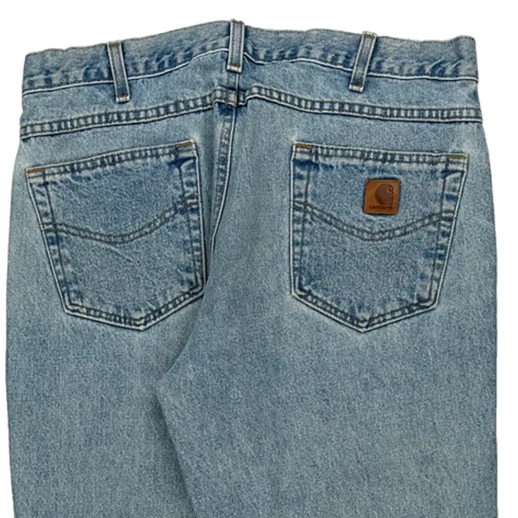 Carhartt Jeans - 36W 28L Light Wash Cotton - Image 9