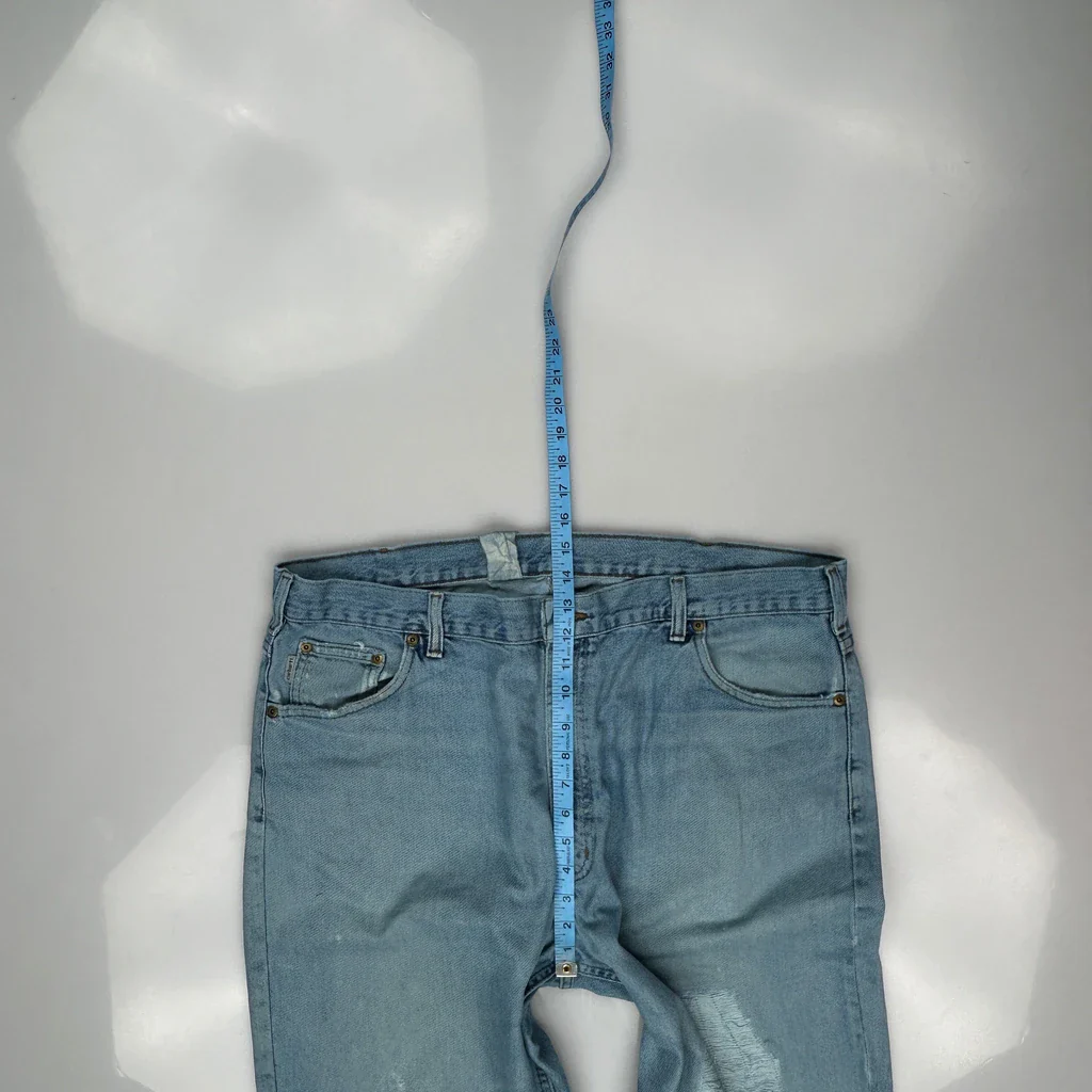 Carhartt Jeans - 38W 32L Light Wash Denim - Image 4