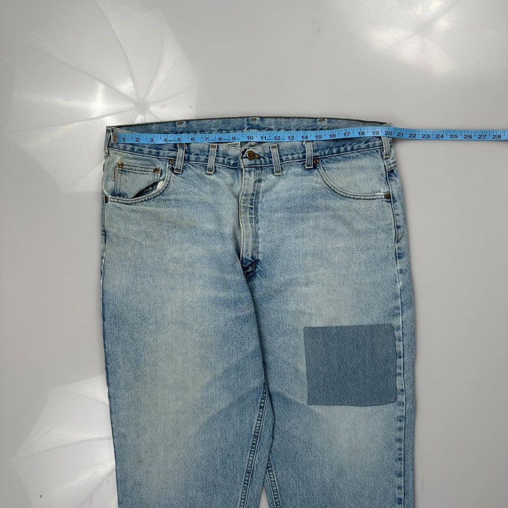 Carhartt Jeans - 40W 27L Light Wash Cotton - Image 3