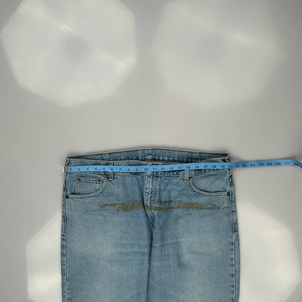 Carhartt Jeans - 40W 32L Light Wash Cotton - Image 3