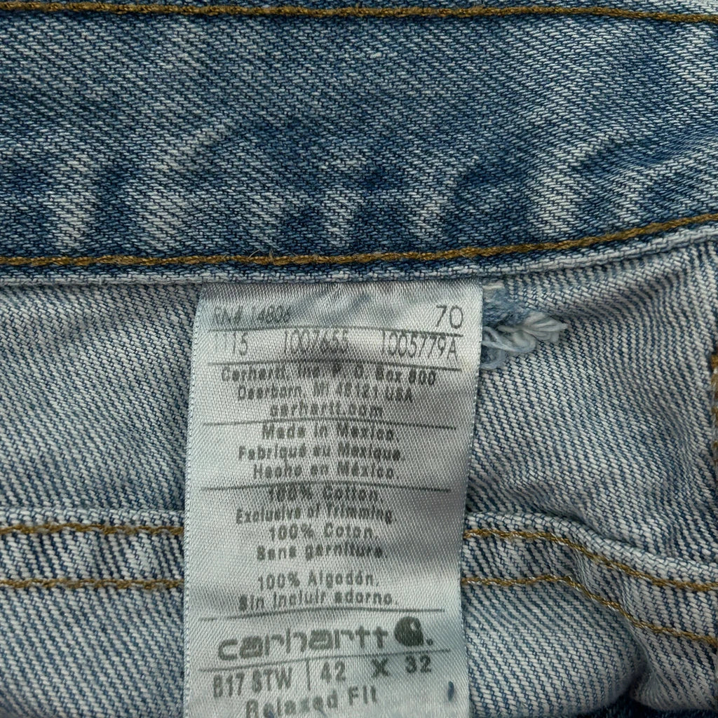 Carhartt Jeans - 40W 32L Light Wash Cotton - Image 6