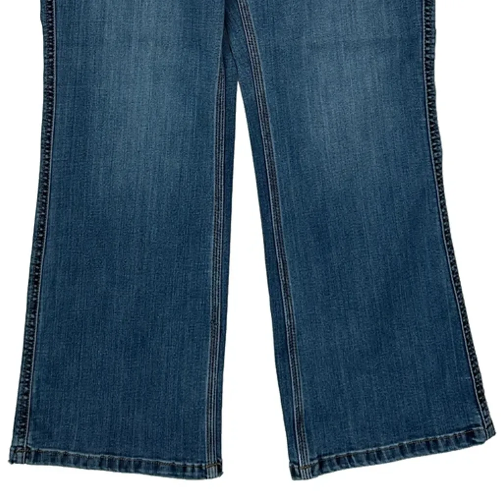 Carhartt Boot Cut Jeans - 30W UK 10 Blue Cotton Blend - Image 10