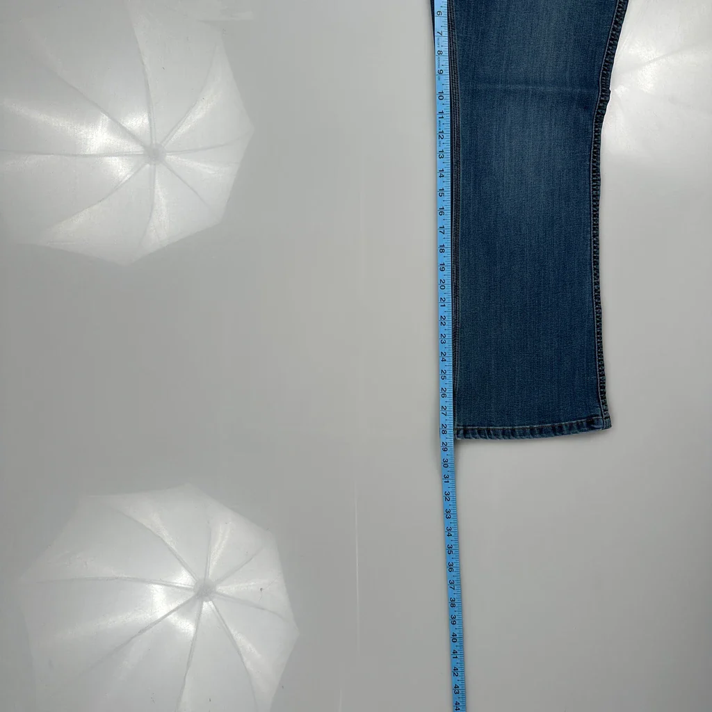 Carhartt Boot Cut Jeans - 30W UK 10 Blue Cotton Blend - Image 5