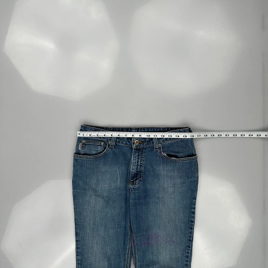 Carhartt Boot Cut Jeans - 32W UK 12 Blue Denim - Image 3