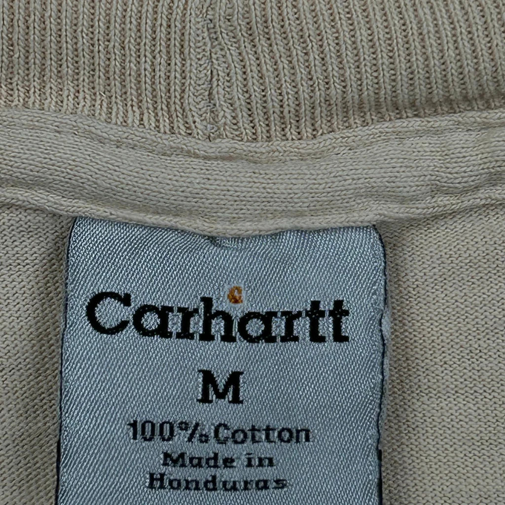 Carhartt Long Sleeve T-Shirt - Medium Beige Cotton - Image 3