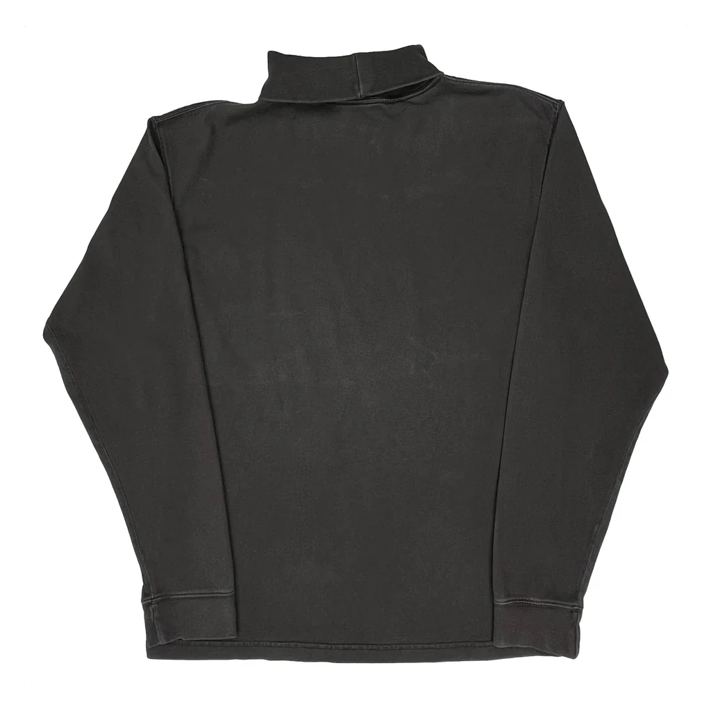 Carhartt Long Sleeve T-Shirt - Large Black Cotton - Image 2