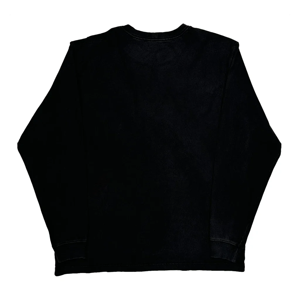 Carhartt Long Sleeve T-Shirt - Large Black Cotton - Image 2