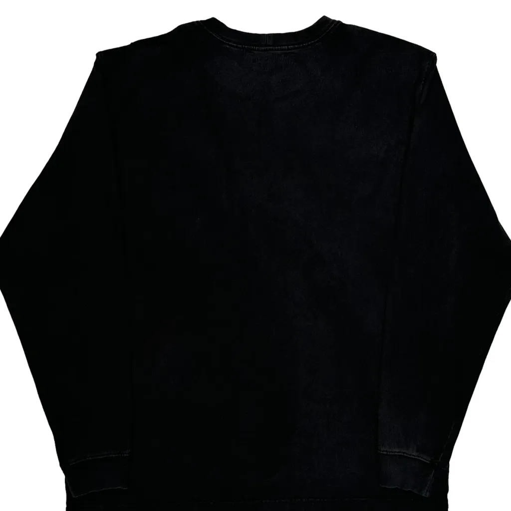 Carhartt Long Sleeve T-Shirt - Large Black Cotton - Image 7