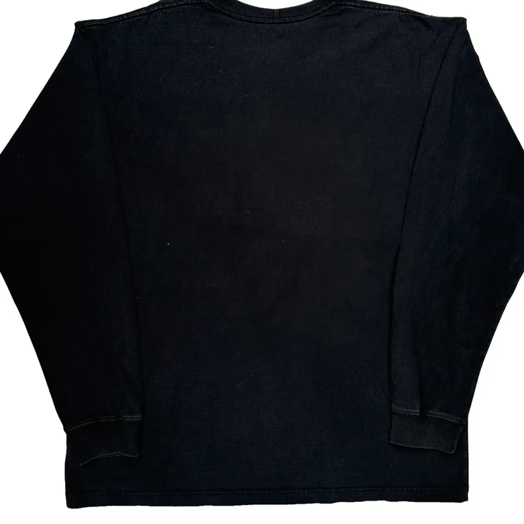 Carhartt Long Sleeve T-Shirt - Large Black Cotton - Image 7