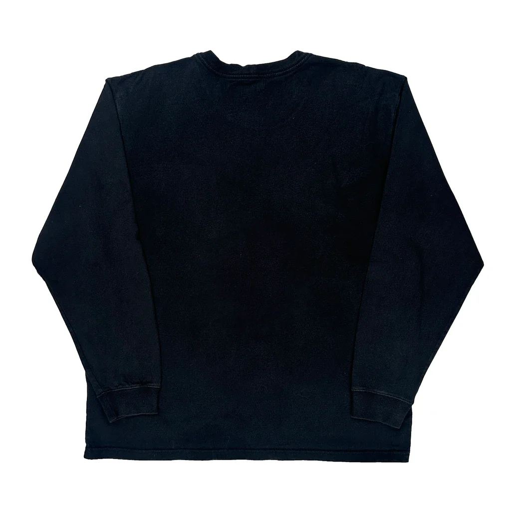 Carhartt Long Sleeve T-Shirt - Large Black Cotton - Image 2