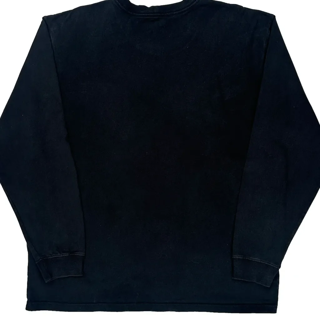 Carhartt Long Sleeve T-Shirt - Large Black Cotton - Image 7