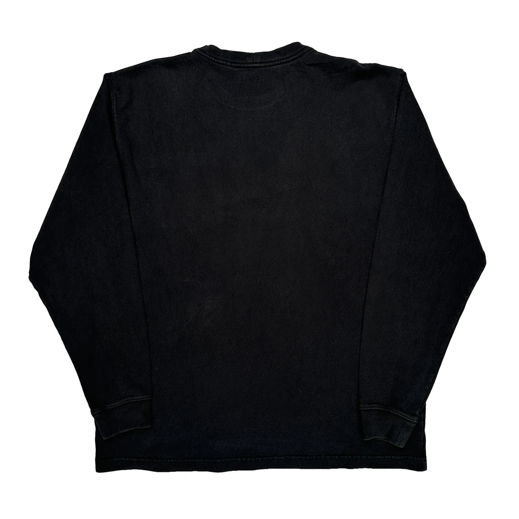 Carhartt Long Sleeve T-Shirt - Large Black Cotton - Image 2