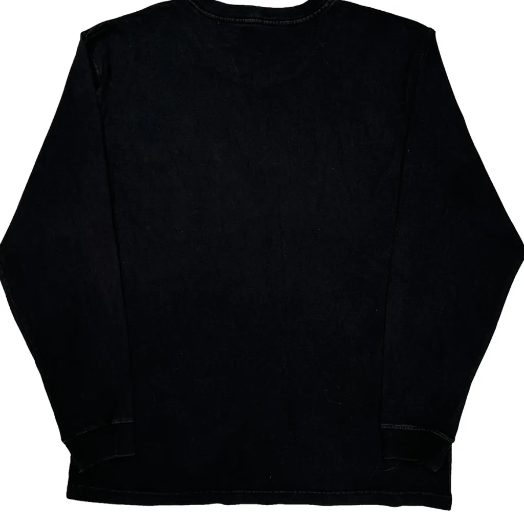Carhartt Long Sleeve T-Shirt - Large Black Cotton - Image 7