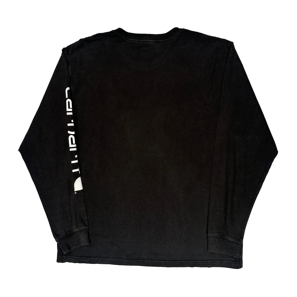 Carhartt Long Sleeve T-Shirt - Large Black Cotton - Image 2