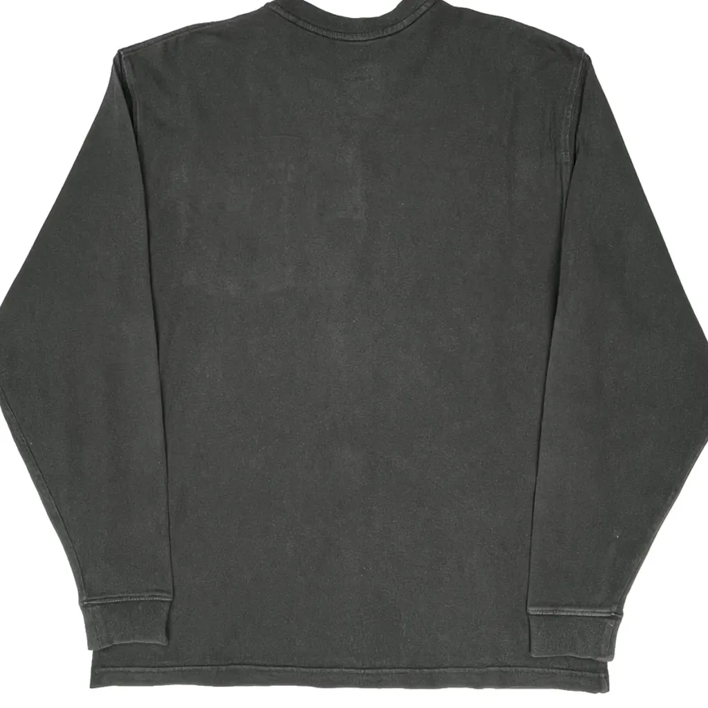 Carhartt Long Sleeve T-Shirt - Medium Black Cotton - Image 7