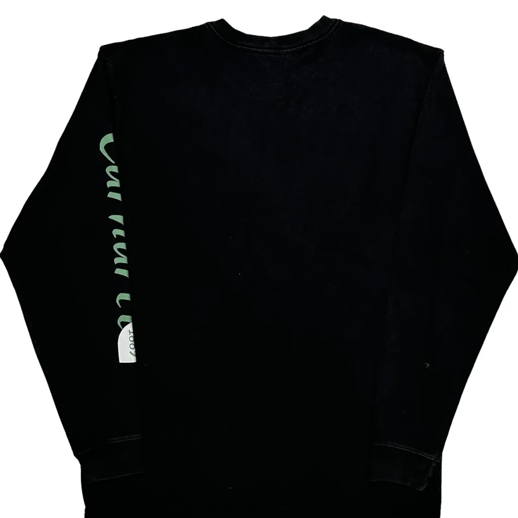 Carhartt Spellout Long Sleeve T-Shirt - Medium Black Cotton - Image 6