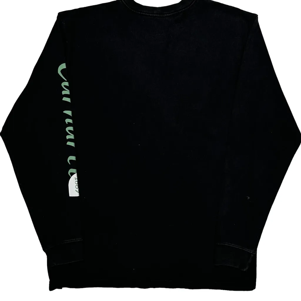 Carhartt Spellout Long Sleeve T-Shirt - Medium Black Cotton - Image 7