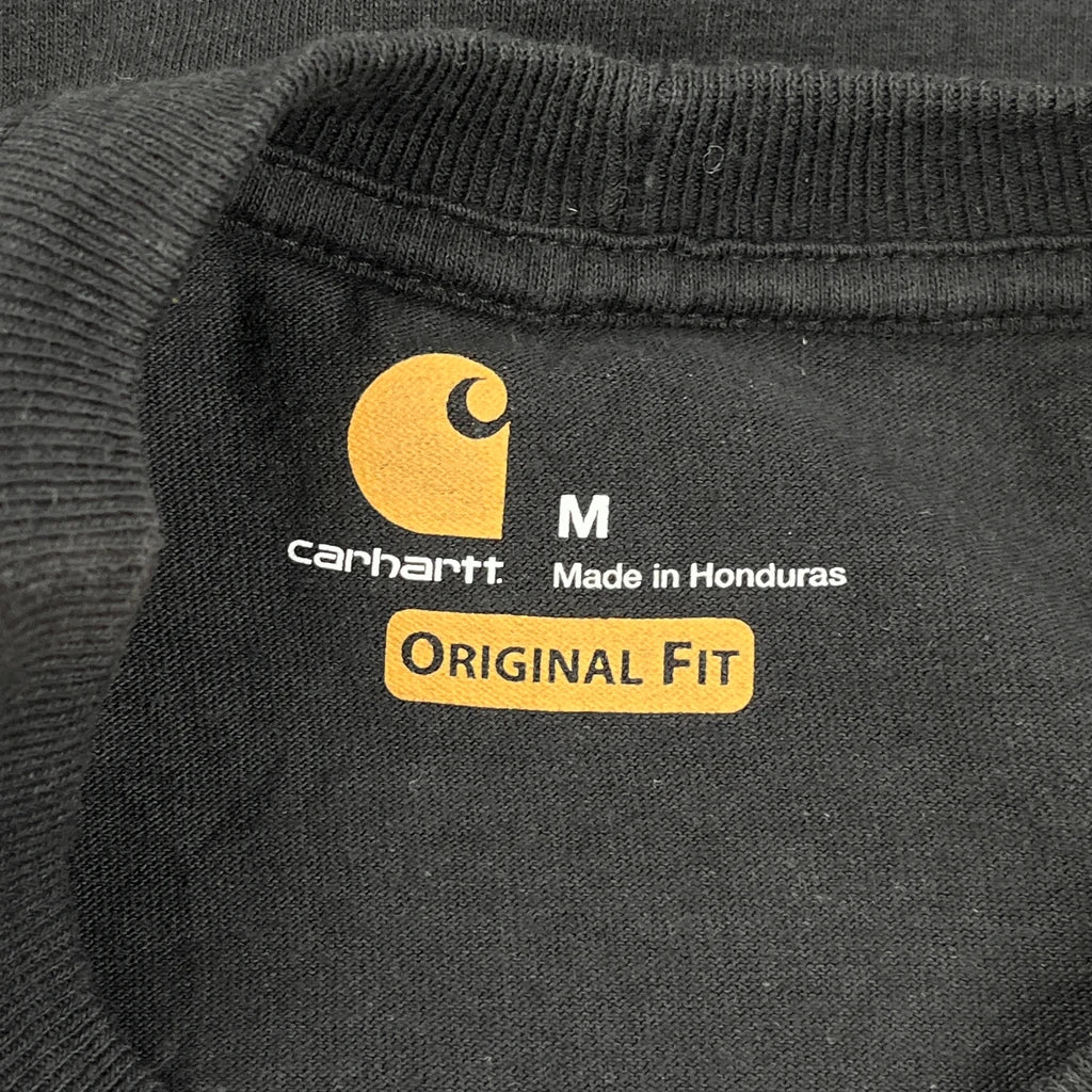 Carhartt Long Sleeve T-Shirt - Medium Black Cotton - Image 3