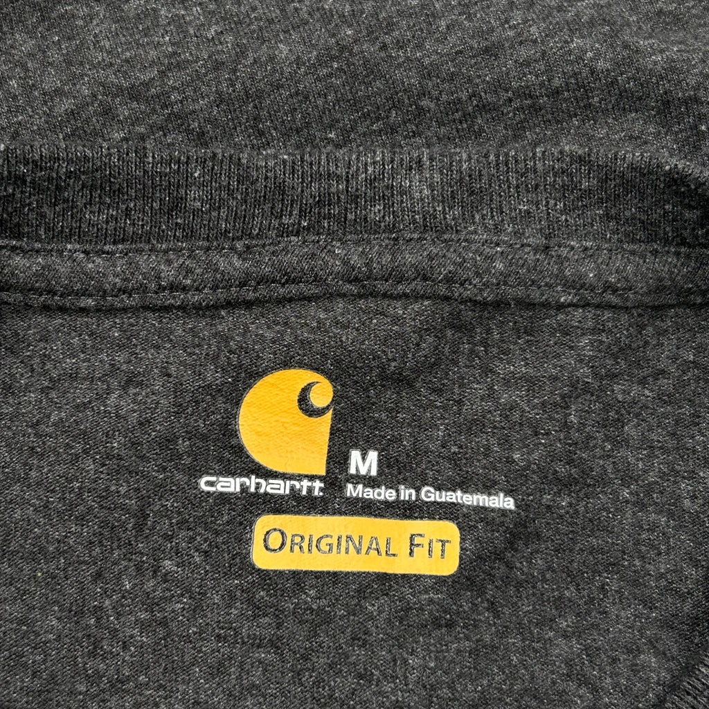 Carhartt Long Sleeve T-Shirt - Medium Black Cotton - Image 3