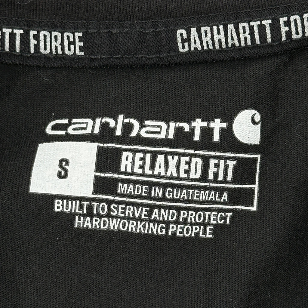 Carhartt Long Sleeve T-Shirt - Small Black Cotton - Image 3